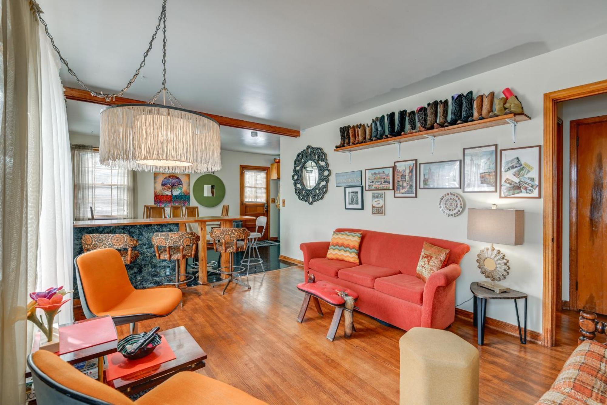 6 Mi To Downtown 70S-Themed Home In Nashville! Exterior foto